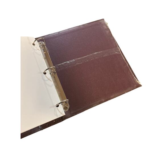 Photo Pro Bonded Leather Magnetic Photo Album 27 Pages NOS Brown Gold Trim - Picture 6 of 10